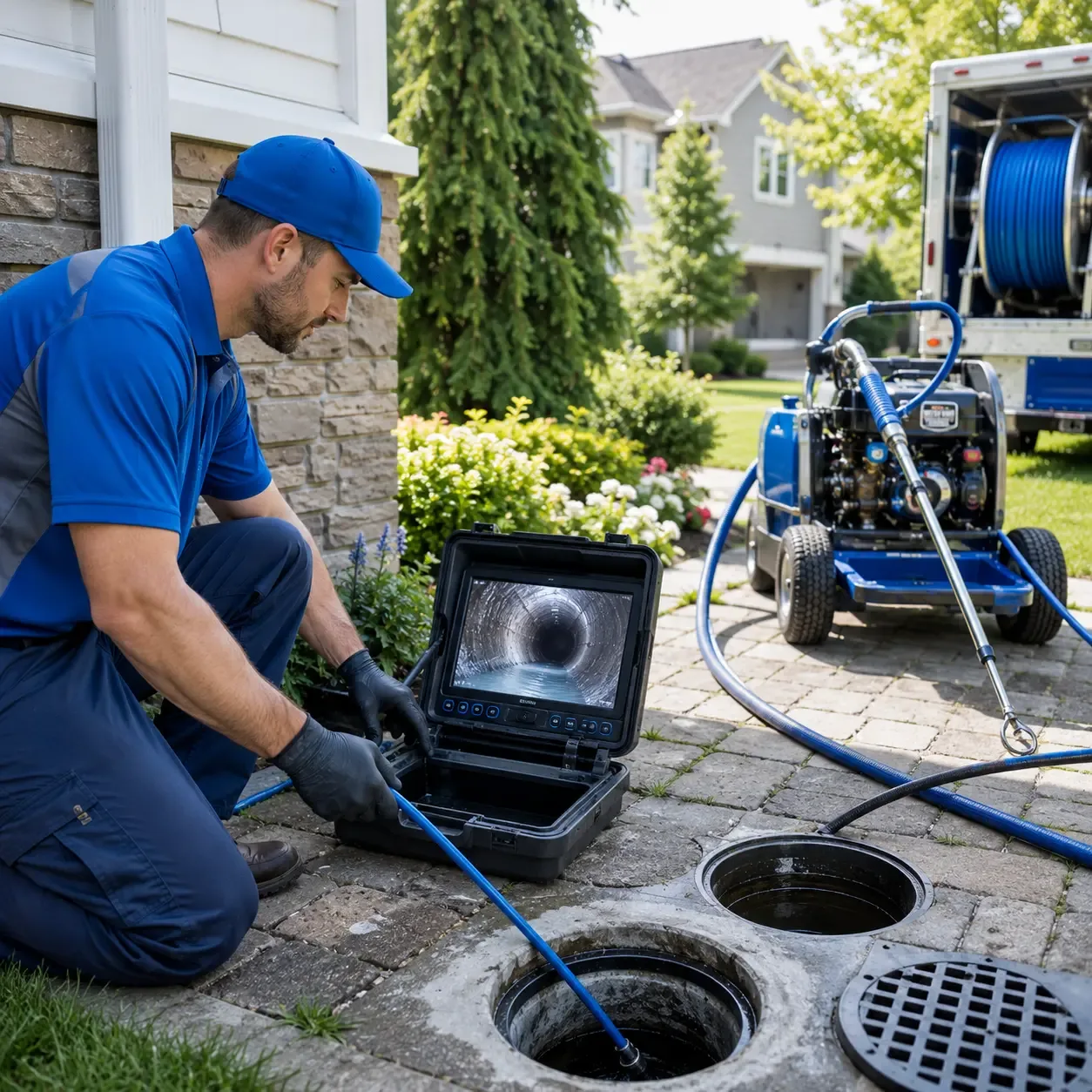 Outdoor drain cleaning professionals serving Kearsarge, NH